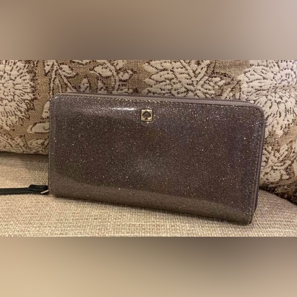 Kate Spade Sparkling Clutch - Dark Gray - Picture 1 of 1